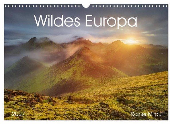 "Calendar 2027 · US Version · Wild Europe 2027 (Wall Calendar 2027 17\" × 12\" Land"-image