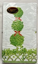 New Caspari Topiaries Triple Ply Paper Luncheon Dinner Napkins Karen Kluglein