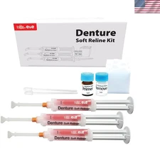 E&E Upper and Lower Denture Soft Reline Kit