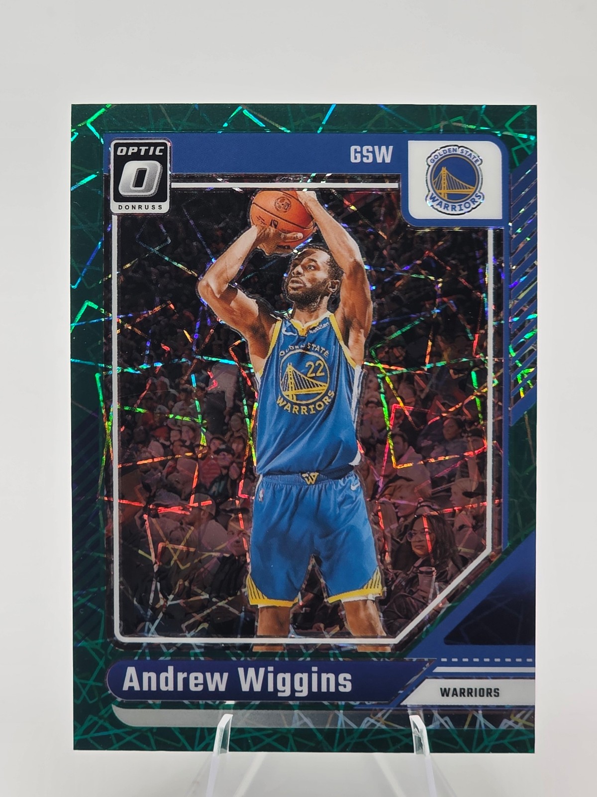 2024-25 Donruss Optic #195 Andrew Wiggins Black Pandora #/15