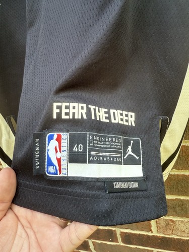 Maglia Uomo Taglia S Giannis Antetokounmpo Milwaukee Bucks Jordan Statement Swingman - Foto 2 di 9
