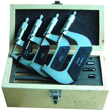 SIN MARCA Set of 4 Outside Micrometers 0-100MM