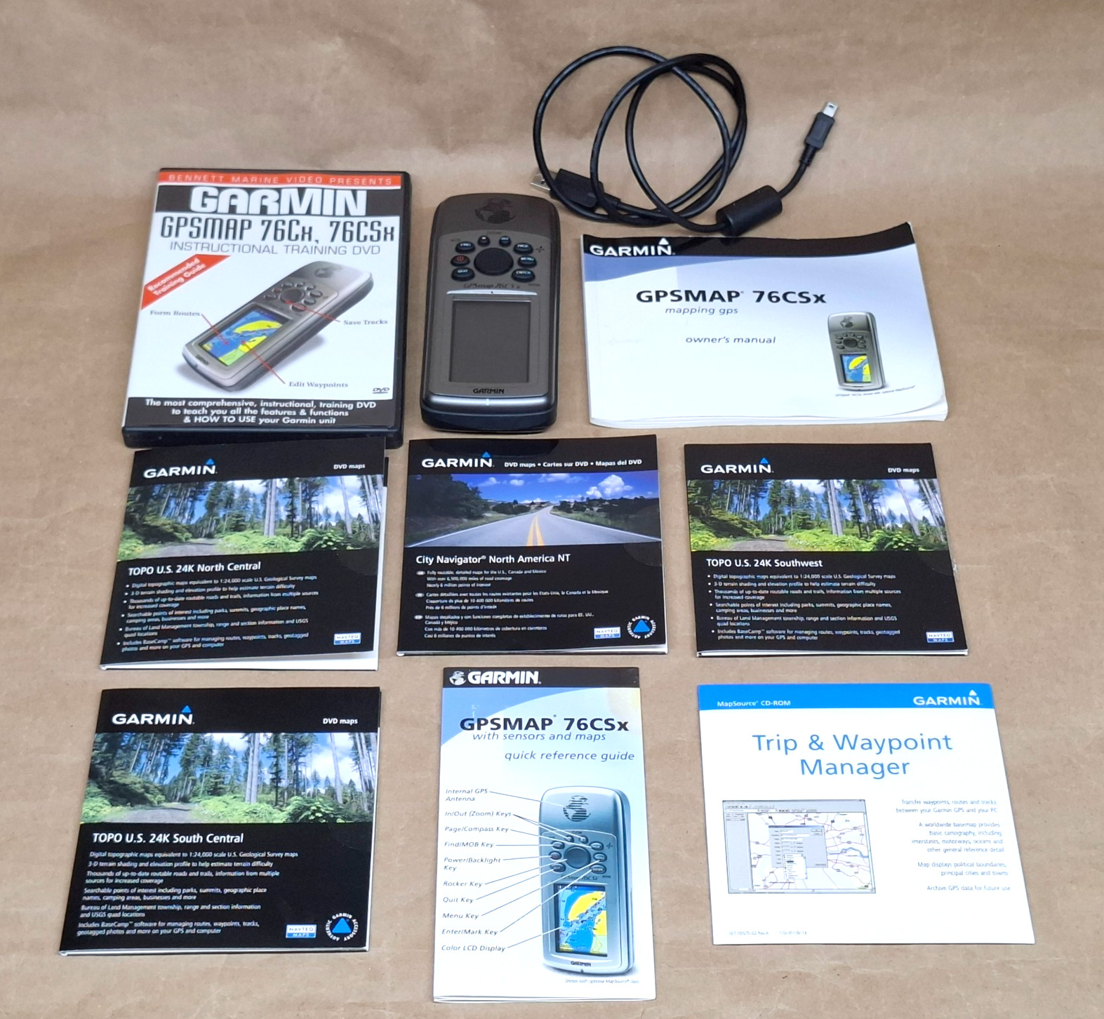 GARMIN GPS Map 76 CSX Handheld Mapping GPS