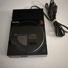 Sony CD Player AC D-5 D-50 , VERY RARE, 1st PORT. CD PLAYER EVER , Exc Cond