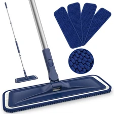 Microfiber Mops For Floor Cleaning Flat Floor Mop Wet Dry Dust Mop For Hardwood