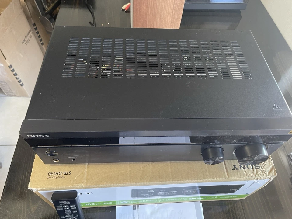 Sony 2-Channel Stereo Receiver with Bluetooth Phono & Aux Input - STR-DH190 - Image 2 of 4
