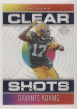 2021 Panini Illusions Clear Shots Sapphire Davante Adams #CS-8 2k3