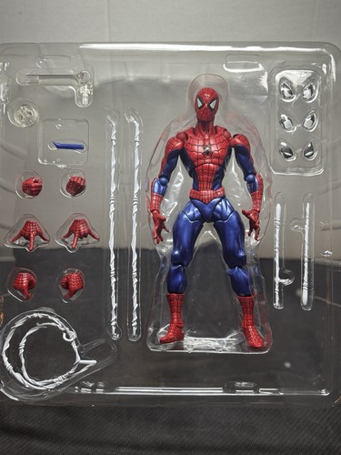 Kaiyodo Revoltech Amazing Yamaguchi 002 Spider-Man Action Figure used Japan - Picture 9 of 11