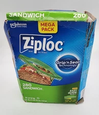 Ziploc Sandwich Bag 280ct Snack Bag