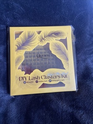 Quewel DIY Lash Clusters Kit Super Glue Bond Reusable Stable Curl Lightweight
