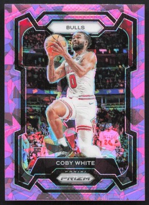 2023-24 Panini Prizm #239 Coby White Prizms Pink Ice