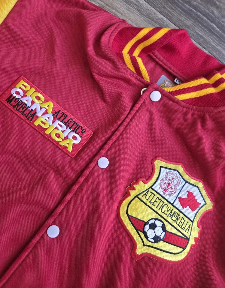 Teamback Atlético Morelia 75 Aniversario Fútbol Fútbol Chaqueta Universitaria Hombres XL Foto 2 de 4