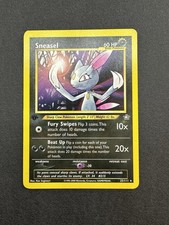 Pokemon TCG Neo Genesis 2000 Card - Sneasel Uncommon 25/111 1st Edition - LP