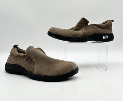 Route 66 Genuine Suede Leather Brown Slip On Shoes Mens Sz 9M