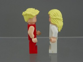 Lego Willie Scott iaj026 7199 Indiana Jones Temple of Doom Minifigure Lot of 2