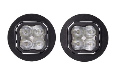 SS3 Sport Type OB Kit With Amber Back Light White SAE Fog Diode Dynamics LED