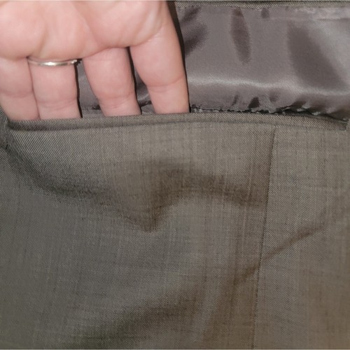 Mens Tasso Elba Wool Blazer Size R46 Gray - Picture 6 of 8