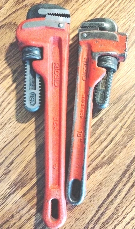 两根烟斗扳手! Ridgid! 10 & 12 英寸! — 第 2/4 张图片