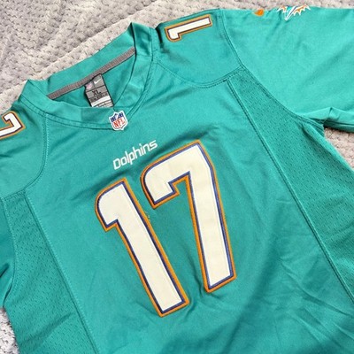 Nike Miami Dolphins Ryan Tannehill 17 On Field Jersey YTH XL Aqua Teal NFL