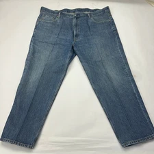 Levi Strauss 550 Relaxed Fit Tapered Leg Jeans Medium Wash Denim Mens 48x29