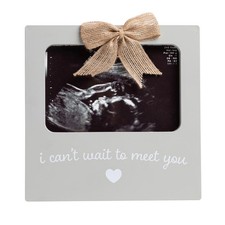 Baby Sonogram Photo Frame, I Can't Wait To Meet You Ultrasound Keepsake, Idea...
