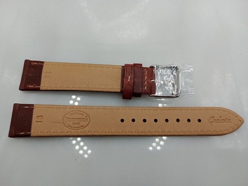 New Geckota 18mm Genuine Horween Premium Genuine Leather Brown Watch Strap 6A459 - 第 9/24 張圖片