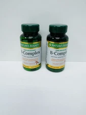 Nature’s Bounty B-Complex With Folic Plus Vitamin C 125CT X 2 EXP 2/27 