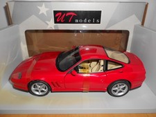 Rare Ut Models 1/18 Ferrari F550 Maranello 1996 Red With Opening/Closing Gimmick