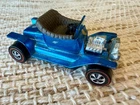Vintage Hot Wheels Redline HOT HEAP Blue HK Dark Interior Very Nice car !! 1967