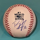 BRYAN ABREU (Astros) Signed Official 2022 WORLD SERIES Baseball Beckett (BAS)