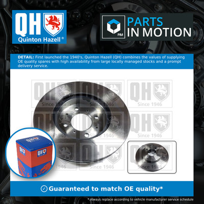 2x Brake Discs Pair Vented fits HONDA CONCERTO HW, HWW 1.6 Front 89 to 95 262mm