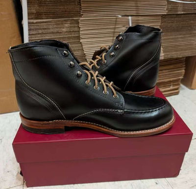 Wolverine Heritage 1000 Mile 1940 Men's W40504 Moc Toe Boot Black