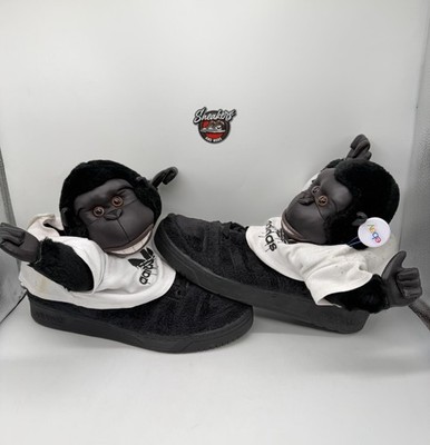 Adidas Jeremy Scott JS Gorilla Shirt V24424 Animal Bear Leopard Size 13.5 Rare