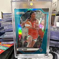 2024 Panini Prizm WNBA Jackie Young Las Vegas Aces #1 Teal Prizm /49