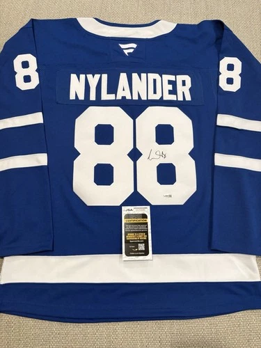 JSA COA WILLIAM NYLANDER Signed Autographed Toronto Maple Leafs Hockey Jersey
