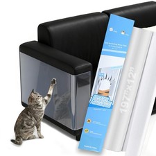Self-Adhesive Cat Scratch Protector Tape 197x12 Anti-Claw Couch Guard Clear