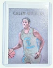 Caleb Wilson Platinum Plated Artist Signed "NC Tar Heels" Trading Card 1/1