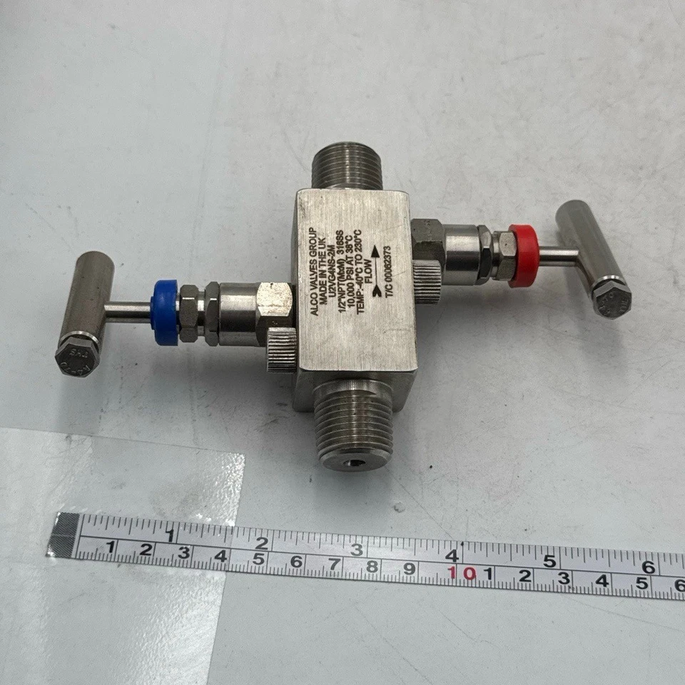 Colector remoto de 2 válvulas Alco Valves - U2VG4NS 316SS 10000PSI Foto 4 de 4