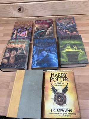 Harry Potter Hardcover Set 1 7 + Cursed Child 1st American Edition Except 1