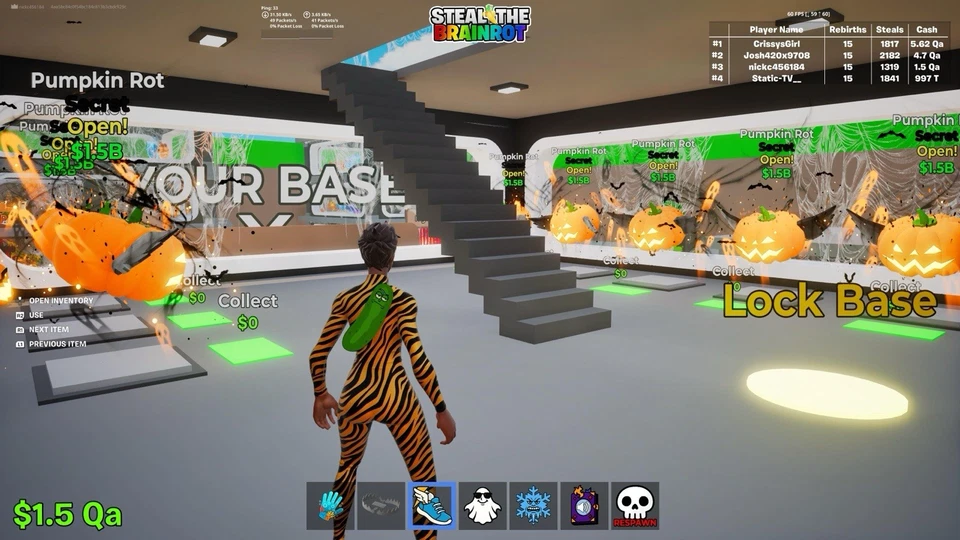 Fortnite Robar la Rota Cerebral ¡PUMPKIN POT SECRETO! Garantizado 3m/s o SUPERIOR Foto 2 de 2