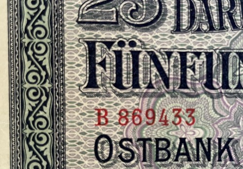 Russland Darlehenskassenschein 25 Rubel, Posen 17.4.1916 Erhaltung III Very Fine - Bild 3 von 4