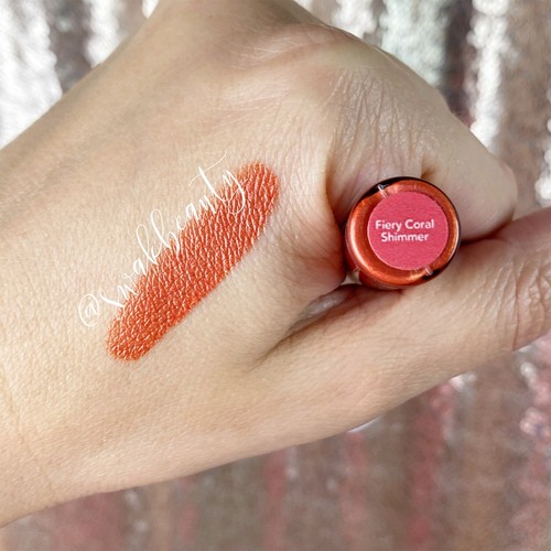 ShadowSense FIERY CORAL SHIMMER New LE Creme to Powder Eyeshadow By SeneGence - Picture 6 of 7