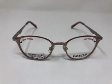 EASYTWIST EYEGLASSES FRAME MOD EC489 42-17-120 30 Pink Round Metal Kids S209