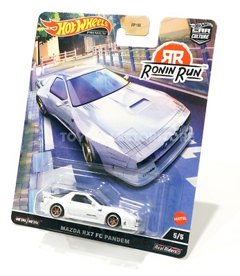 Hot Wheels Mazda RX7 White FC Pandem Ronin Run rx-7 Car Culture