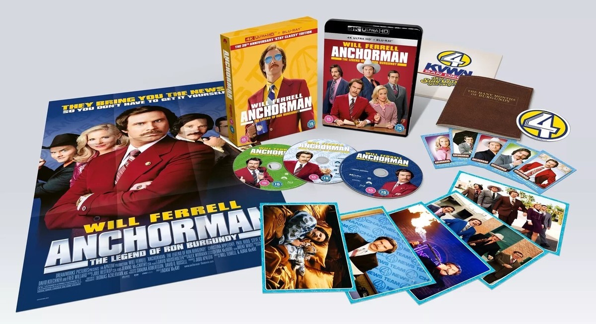 Anchorman: The Legend of Ron Burgundy [4K UHD + Blu-ray 