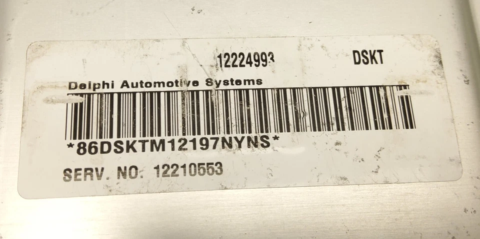 Computadora módulo de control del motor ECM ECU de 2002 Pontiac Grand Am 12224993 Foto 2 de 4