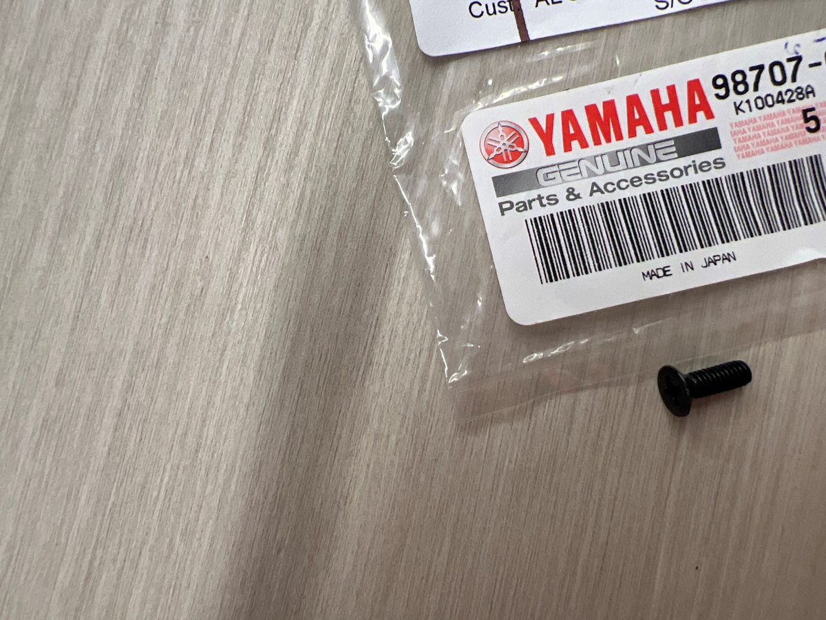 Yamaha Screw Flat Head OEM Big Bear Warrior Kodiak Vmax SRX 98706