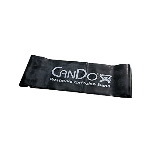  CanDo Exercise Band, 5-Foot Single 5 Foot Black