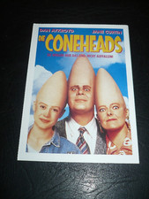 CONEHEADS, film card (Dan Aykroyd, Jane Curtin, Michelle Burke, Chris Farley)