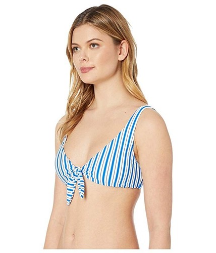 Polo Ralph Lauren COBALT Coastal Stripe Tie Front Bikini Swim Top, US Medium - Bild 2 von 4